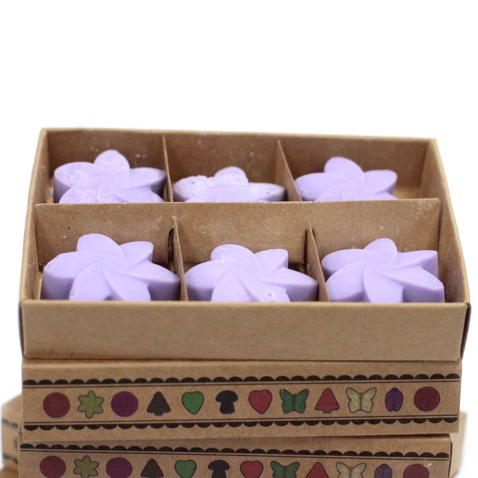 Caja de 6 ceras de Soja -Campos de lavanda - Imagen 4