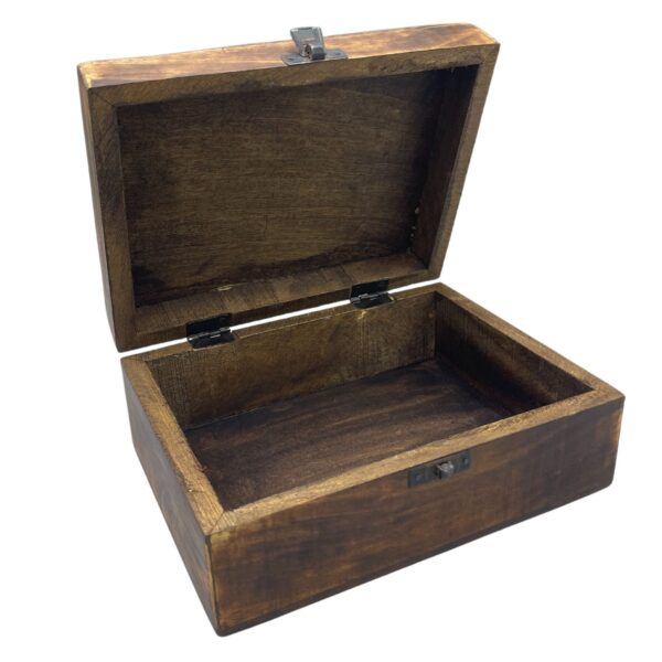 Caja Grande de Cerámica Esmaltada - 20x15x7.5cm - Patrón Tradicional - Imagen 3
