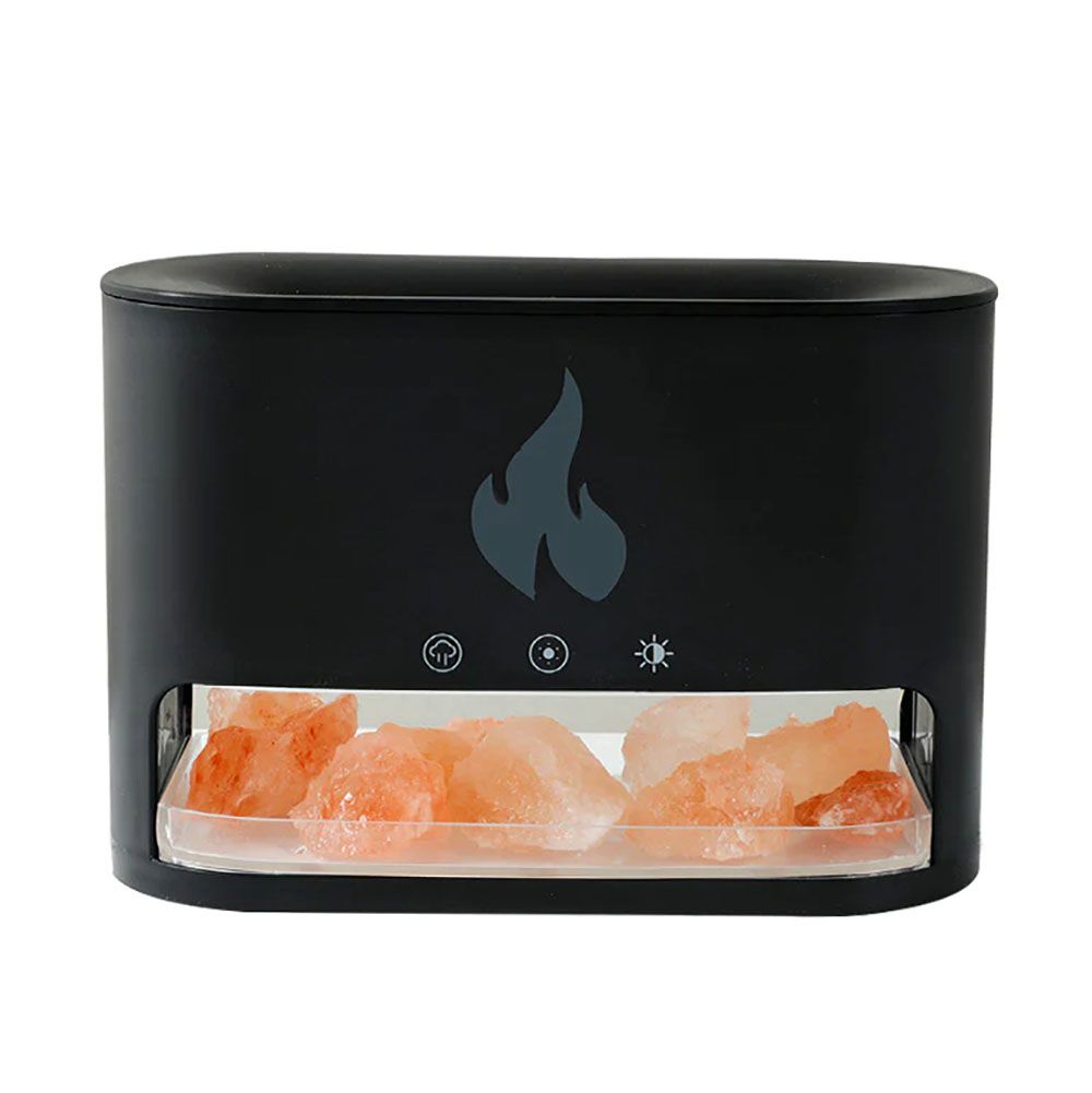 Difusor de Aroma Blaze - Cámara de Sal del Himalaya - USB-C - Efecto Llama (Sal incluida) - Imagen 4