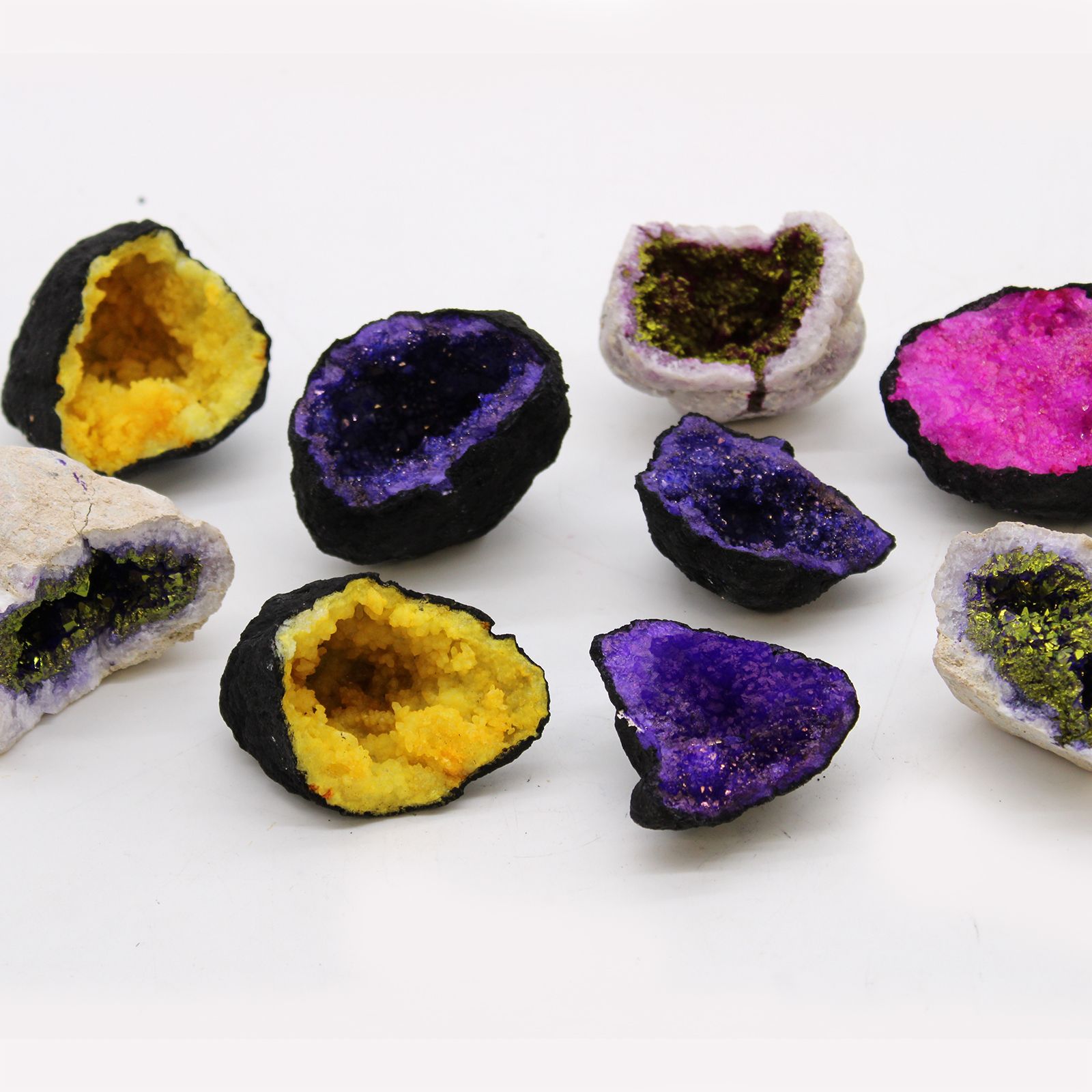 Geodas de calcita coloreada - Piedra Negra - Morado - Imagen 3
