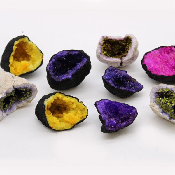Geodas de calcita coloreada - Piedra Negra - Turquesa - Imagen 4