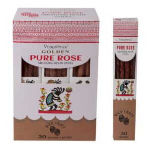 Varillas de resina para difuminar Doradas Rosa Pura de 30g (6 unidades)