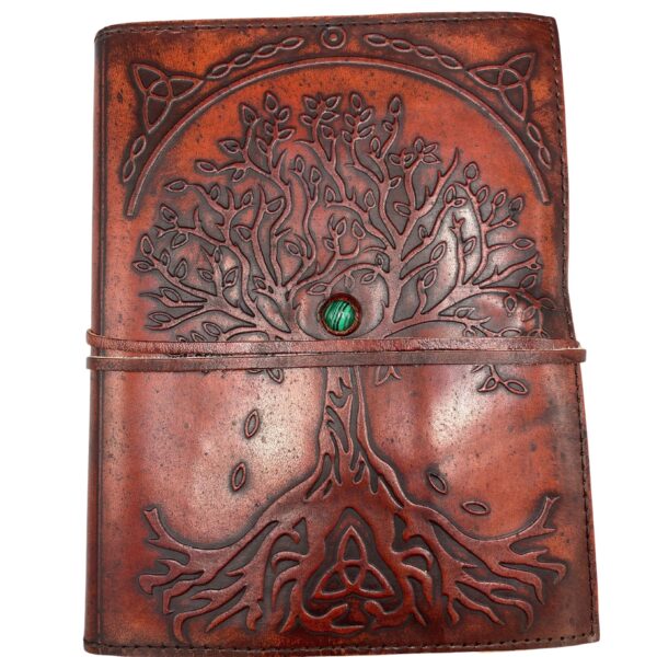 Cuaderno de cuero del Árbol de la Vida – 20x16x2cm - Imagen 3