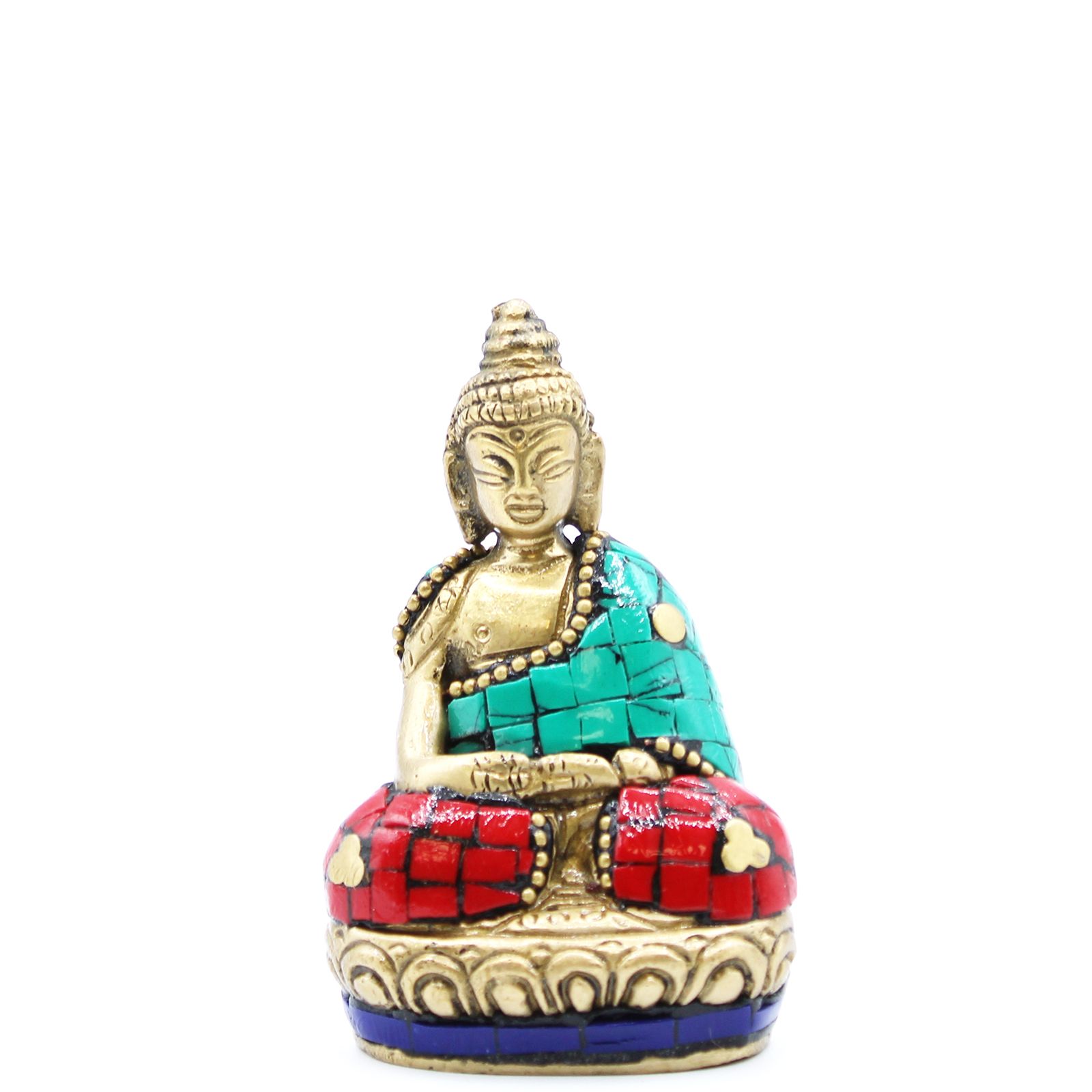 Figura de Buda de Latón - Manos Arriba - 7.5 cm - Imagen 4