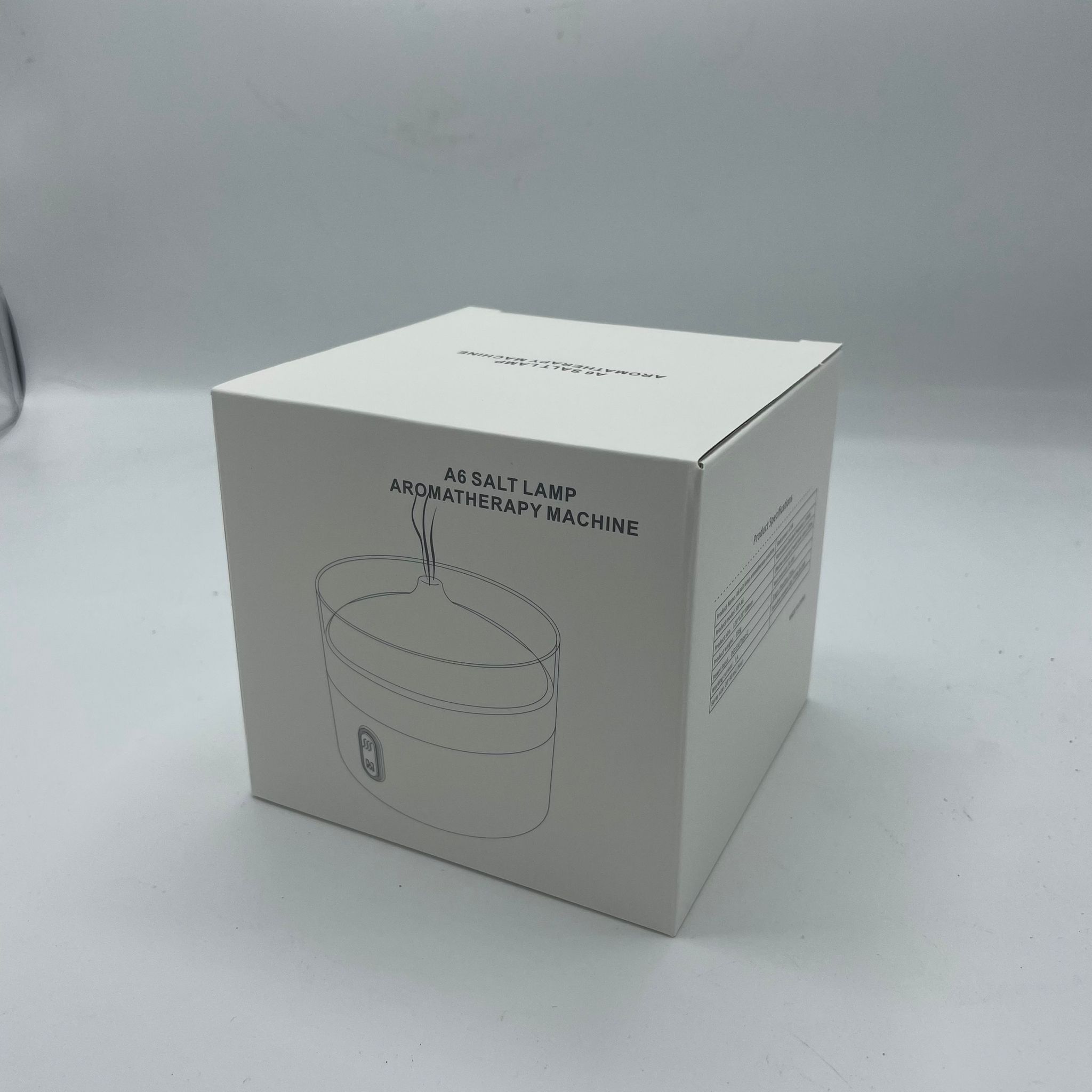 Difusor de Aroma de Sal del Himalaya - Luz Nocturna - USB-C - Efecto Llama (Sal incluida) - Imagen 3