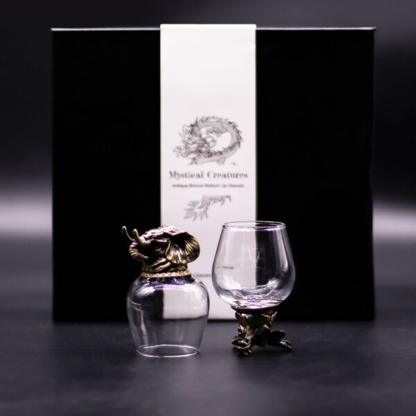 Set de regalo de 6 vasos (100 ml) - Criaturas Místicas - Bronce Antiguo - Imagen 6