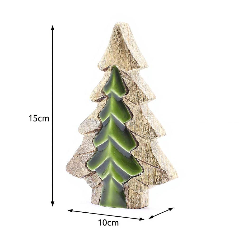 Perdido en el Bosque - Decoración de madera con un pequeño árbol dentro de un árbol - 15x10 cm - Imagen 8