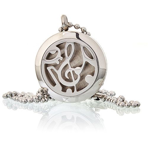 Collar difusor de aromaterapia 25mm - Nota musical - Imagen 3