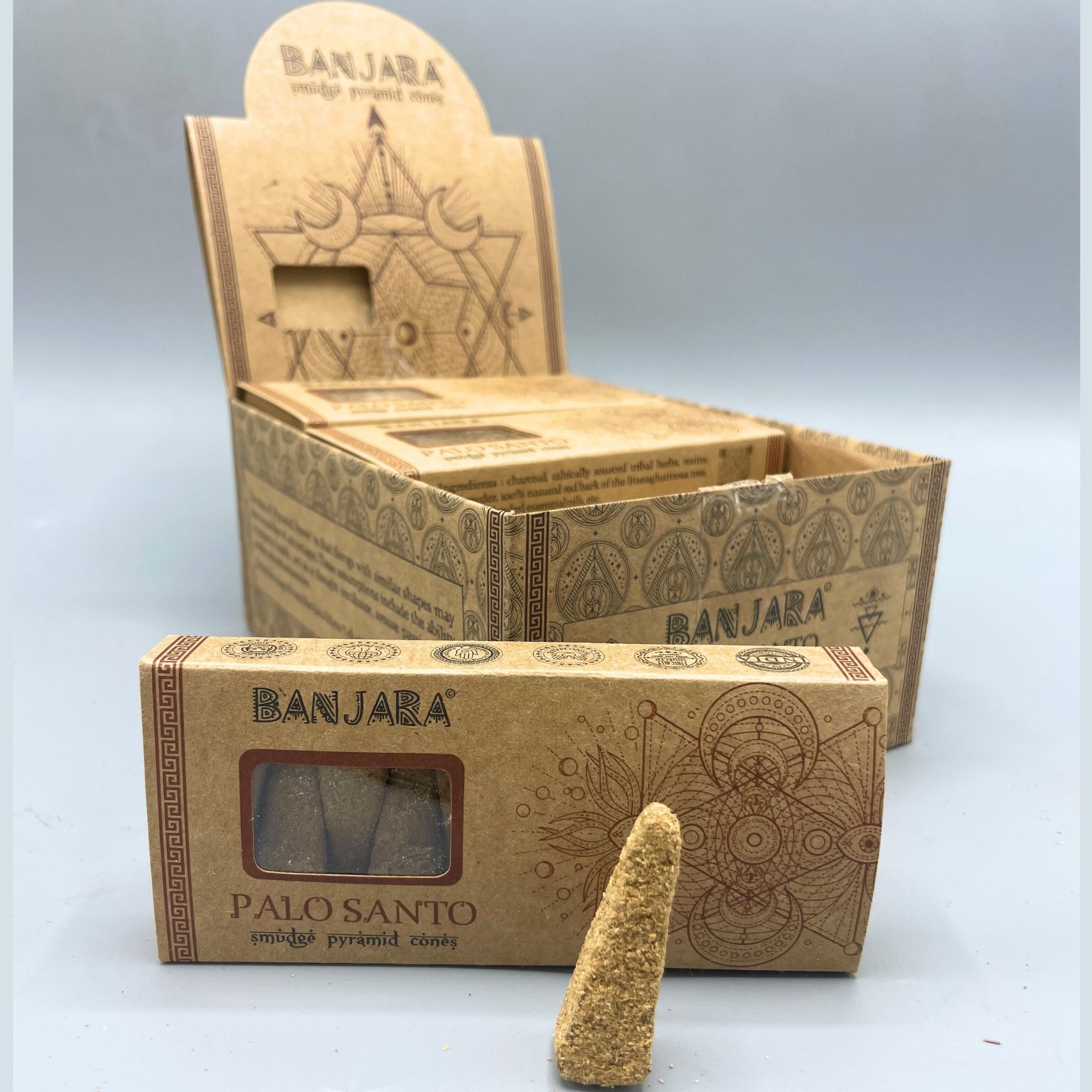Conos piramidales Banjara Smudge - Palo Santo - Imagen 4