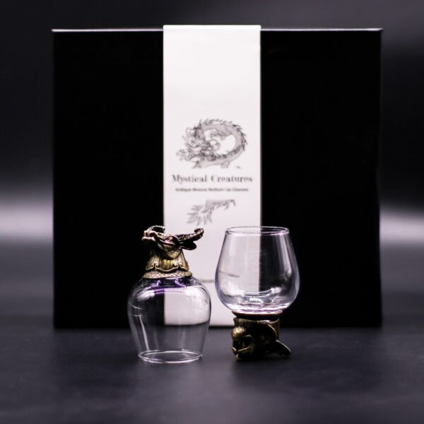 Set de regalo de 6 vasos (100 ml) - Criaturas Místicas - Bronce Antiguo - Imagen 7