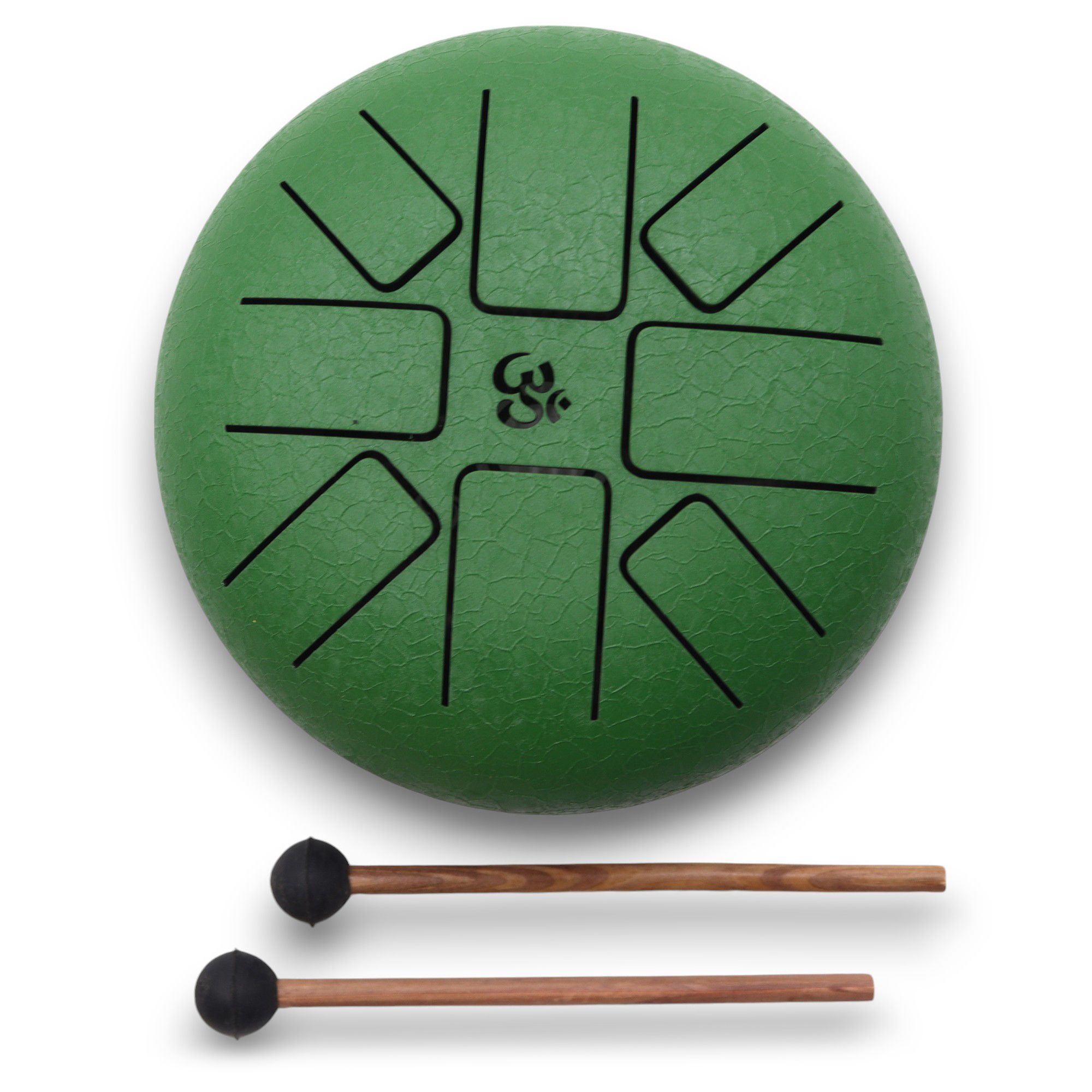 Tambor Hapi Om Verde - 16cm - Imagen 2