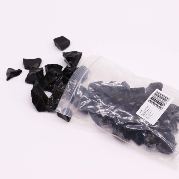 Cristales en bruto (500 g) - Obsidiana Negra - Imagen 2