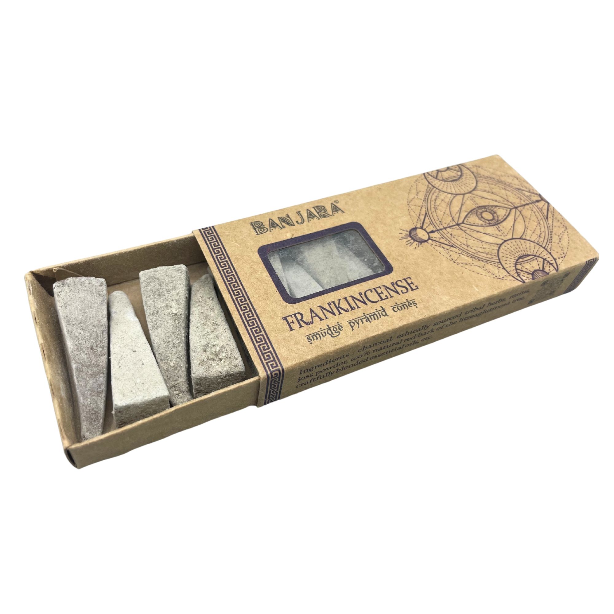 Conos piramidales Banjara Smudge - Incienso - Imagen 3
