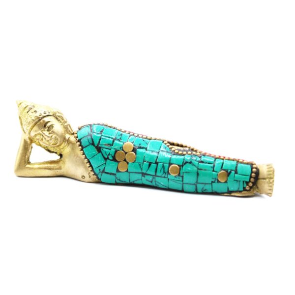 Figura de Buda de Latón - Acostado - 10cm - Imagen 4
