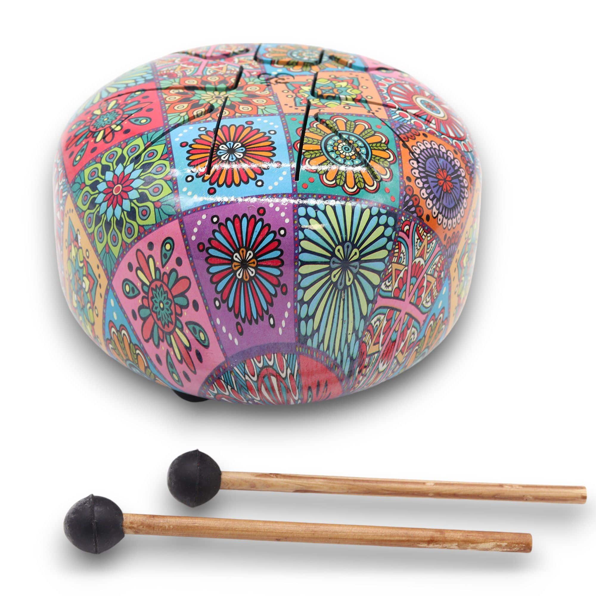 Tambor Mediano Hapi Multicolor - 17x13cm - Imagen 2