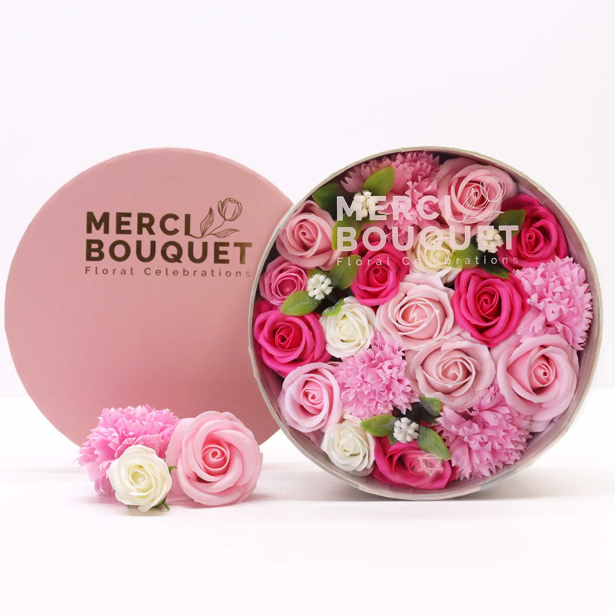 Caja Redonda - Baby Blessings - Rosas - Imagen 2