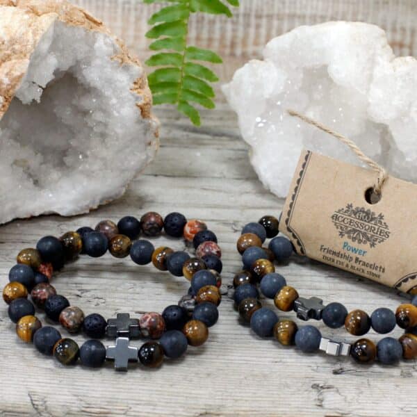2 Pulseras con Piedras Preciosas - Fuerza - Imagen 13