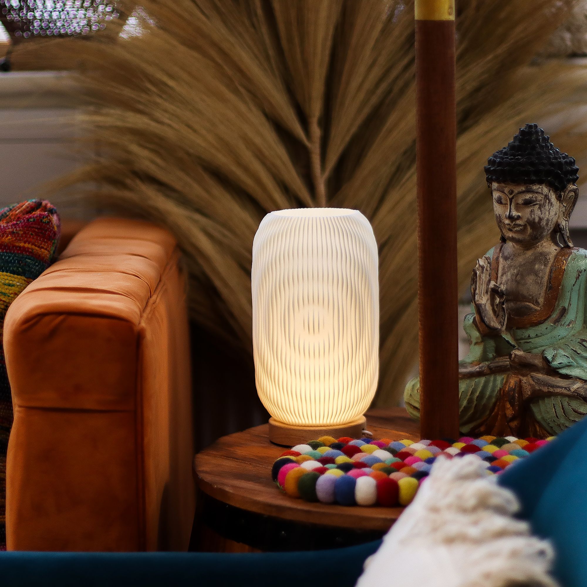 Lámpara de Nueva Ola - USB - 3 ajustes - Moderna Trenzada - Imagen 5