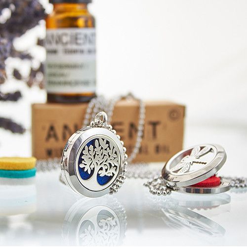 Collar de Joyería de Aromaterapia - Hamsa Chakra - 30mm - Imagen 6