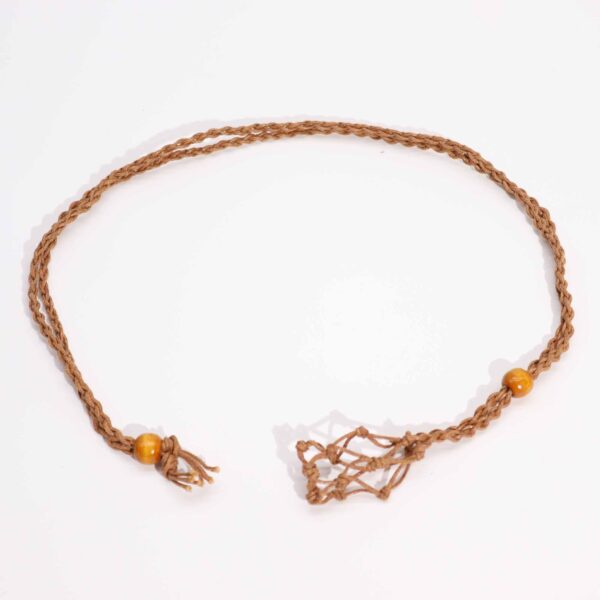 Cordones para Collar de Pieras Preciosas 45 cm - Marron - Imagen 2