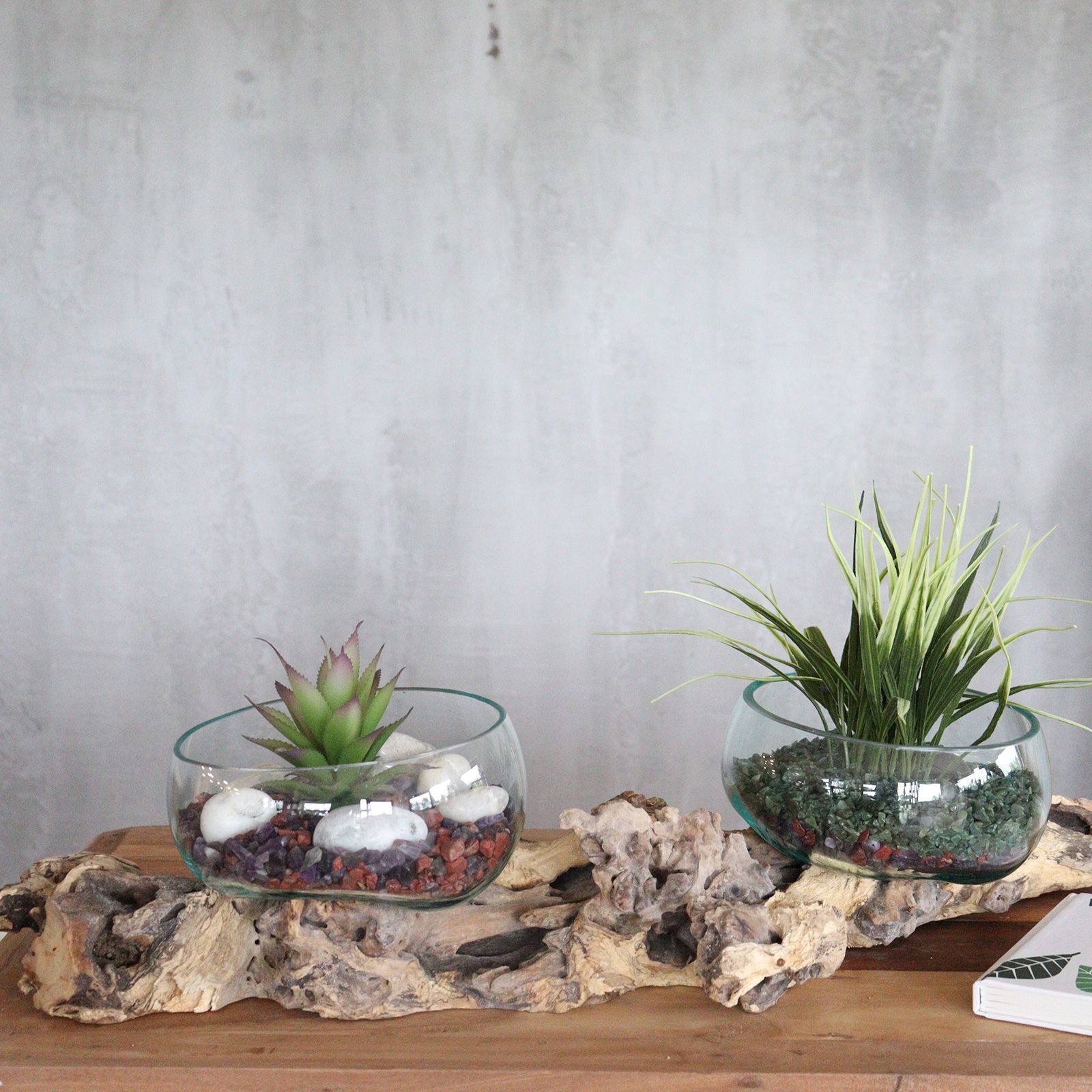 Vidrio en soporte doble extragrande - 70 cm - Imagen 5