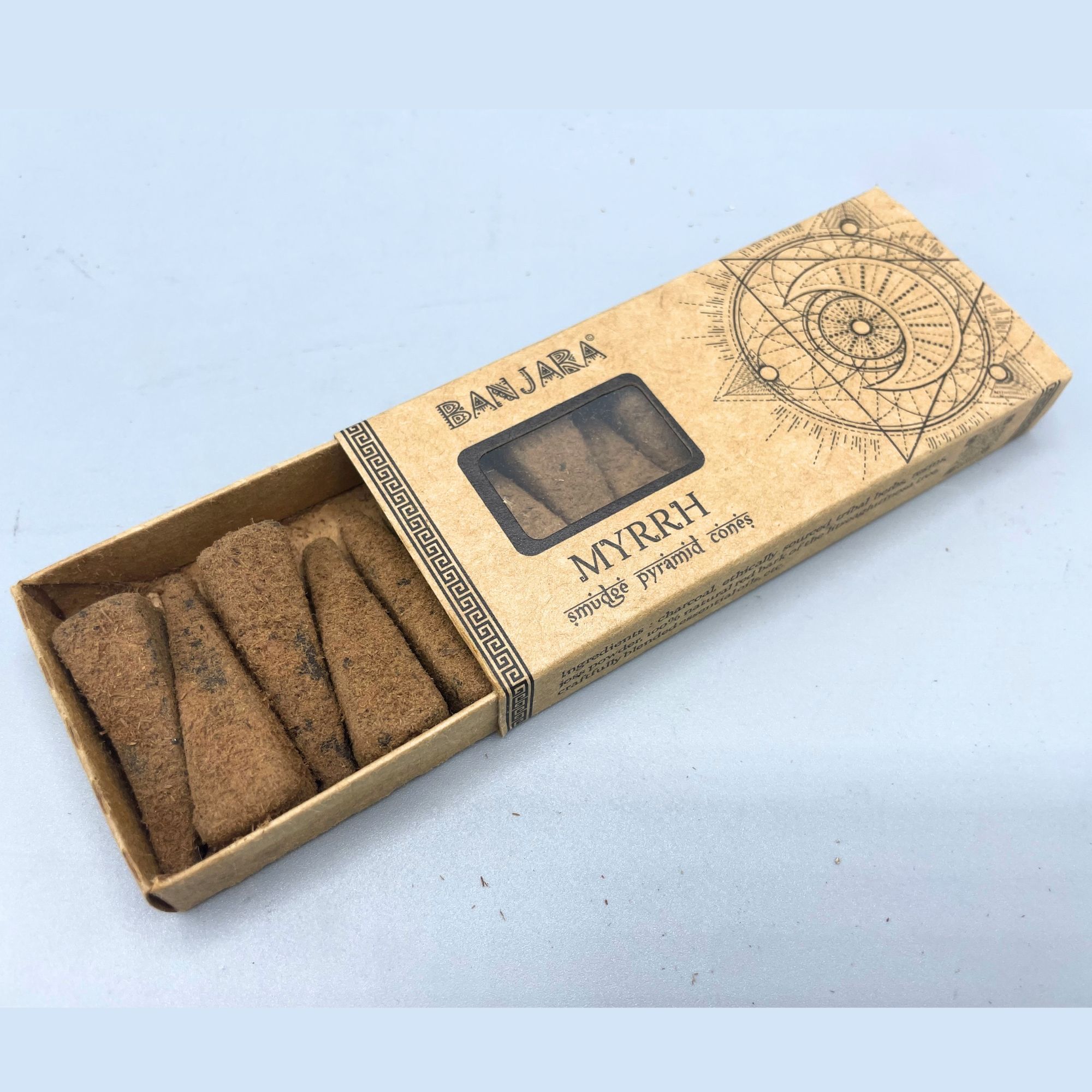 Conos piramidales Banjara Smudge -  Mirra - Imagen 5
