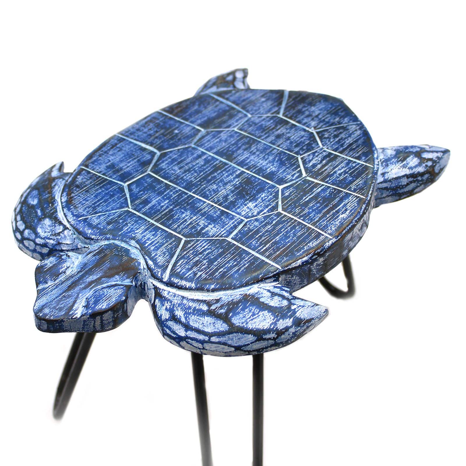 Juego de 3 maceteros de madera de Albasia - Tortugas - Imagen 5