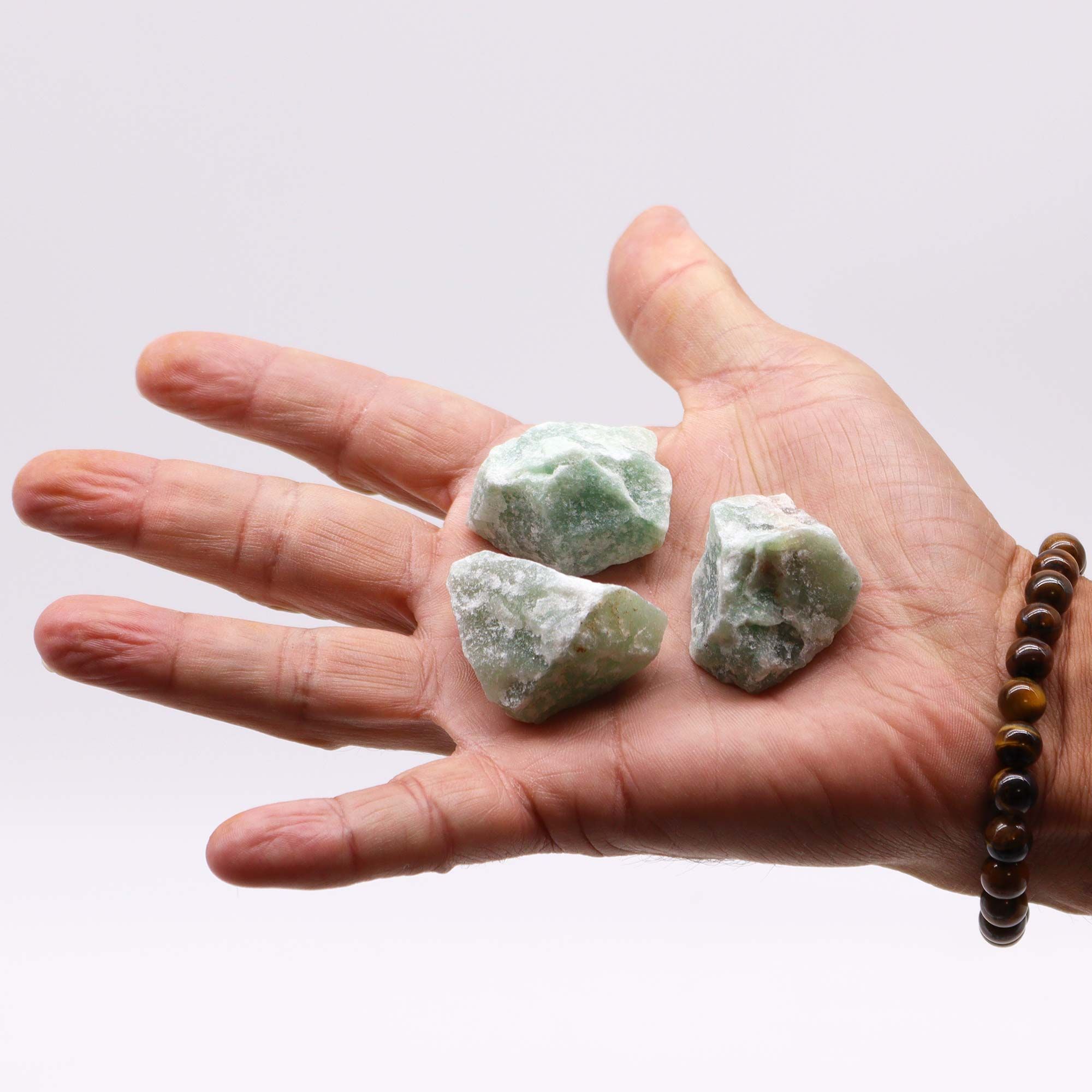 Cristales en bruto (500 g) - Jade de cristal - Imagen 3