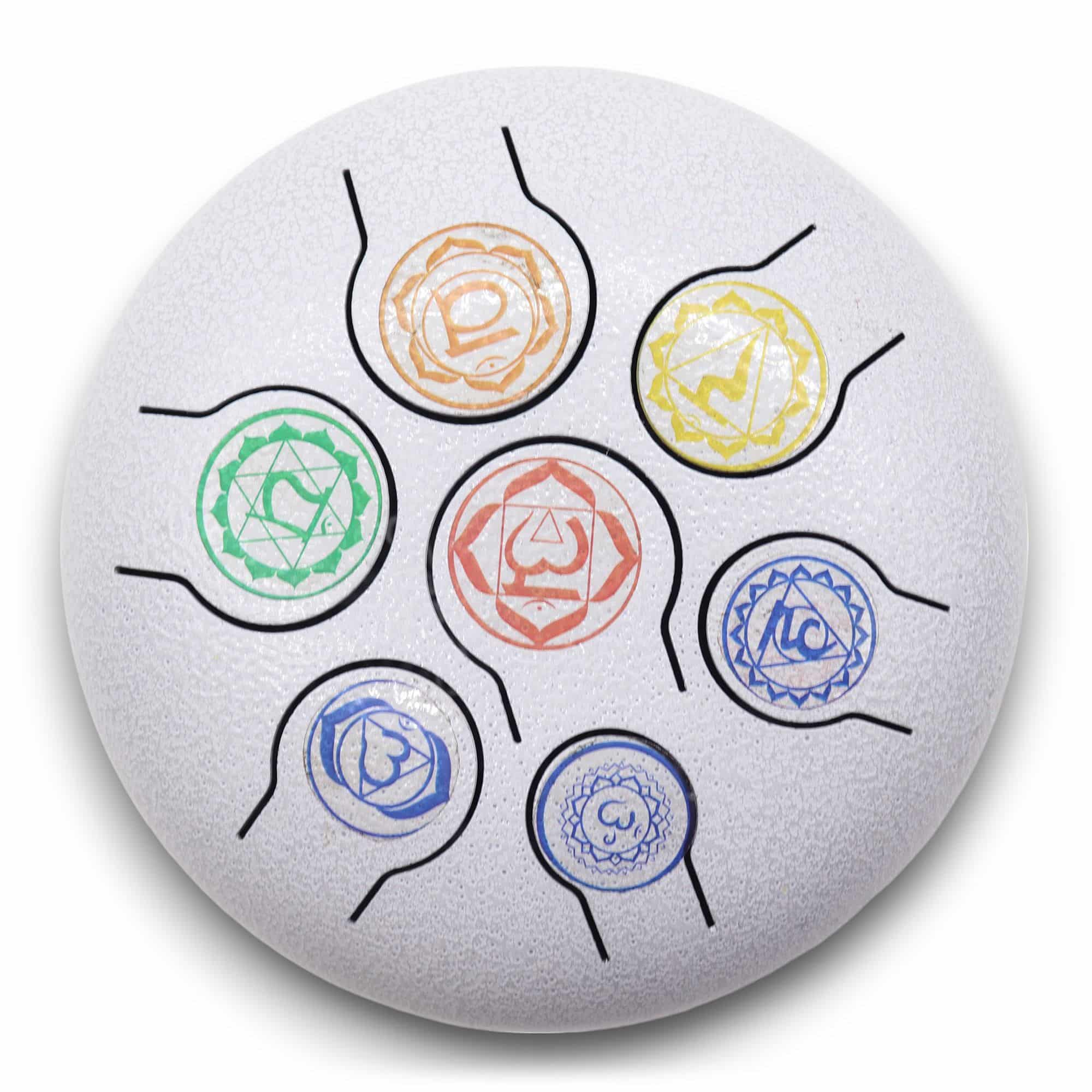 Tambor Mediano Hapi 7 Chakra - 17x13cm - Imagen 4