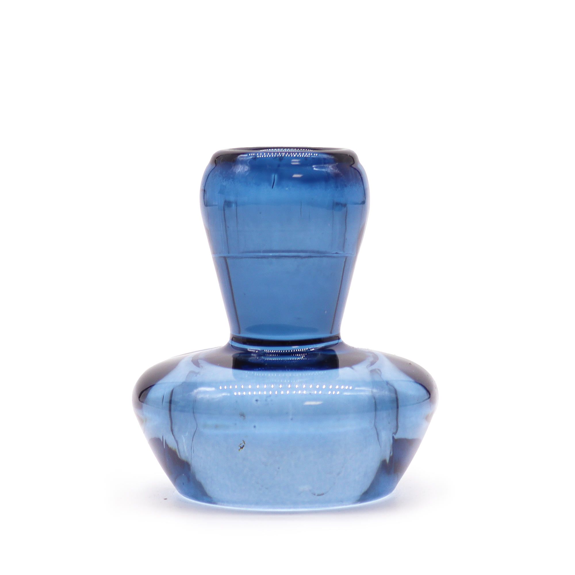 Portavelas reversible con diseño de seta para cena / vela de té - Azul real - Imagen 3