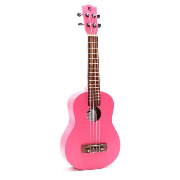 Ukelele Artesanal - Acabado Rosa Brillante (4 Cuerdas)