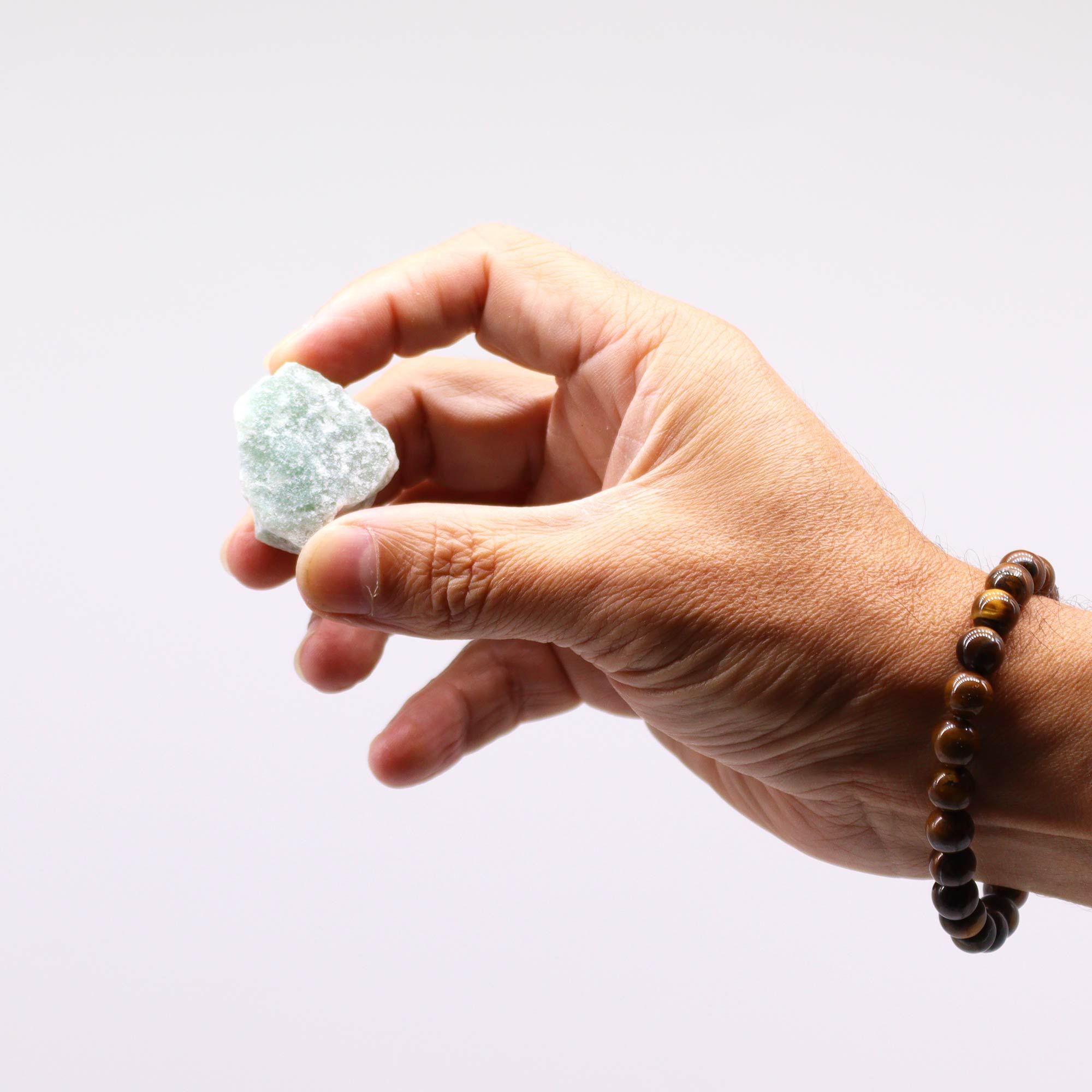 Cristales en bruto (500 g) - Jade de cristal - Imagen 4