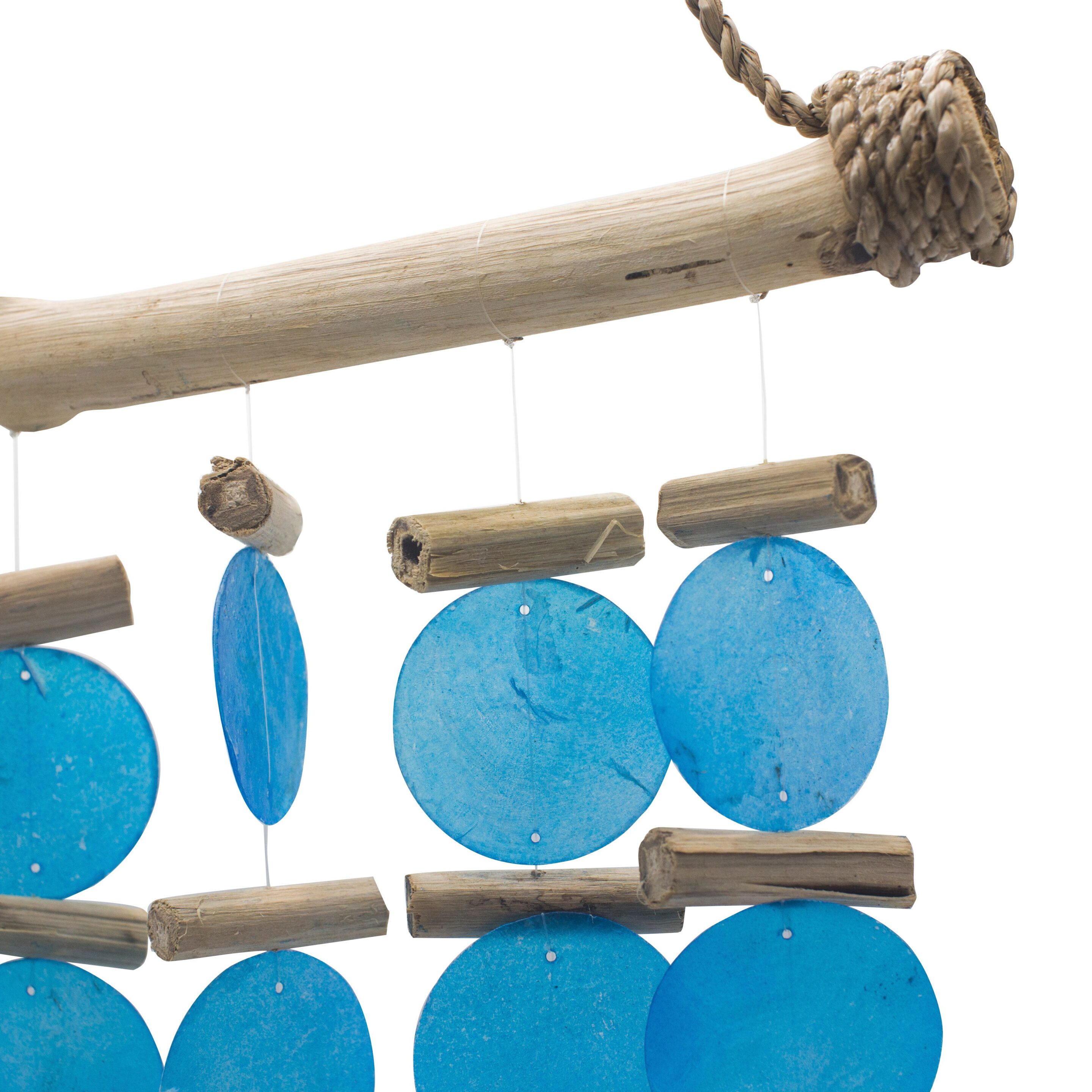 Carillón de madera flotante - Azul - Imagen 2