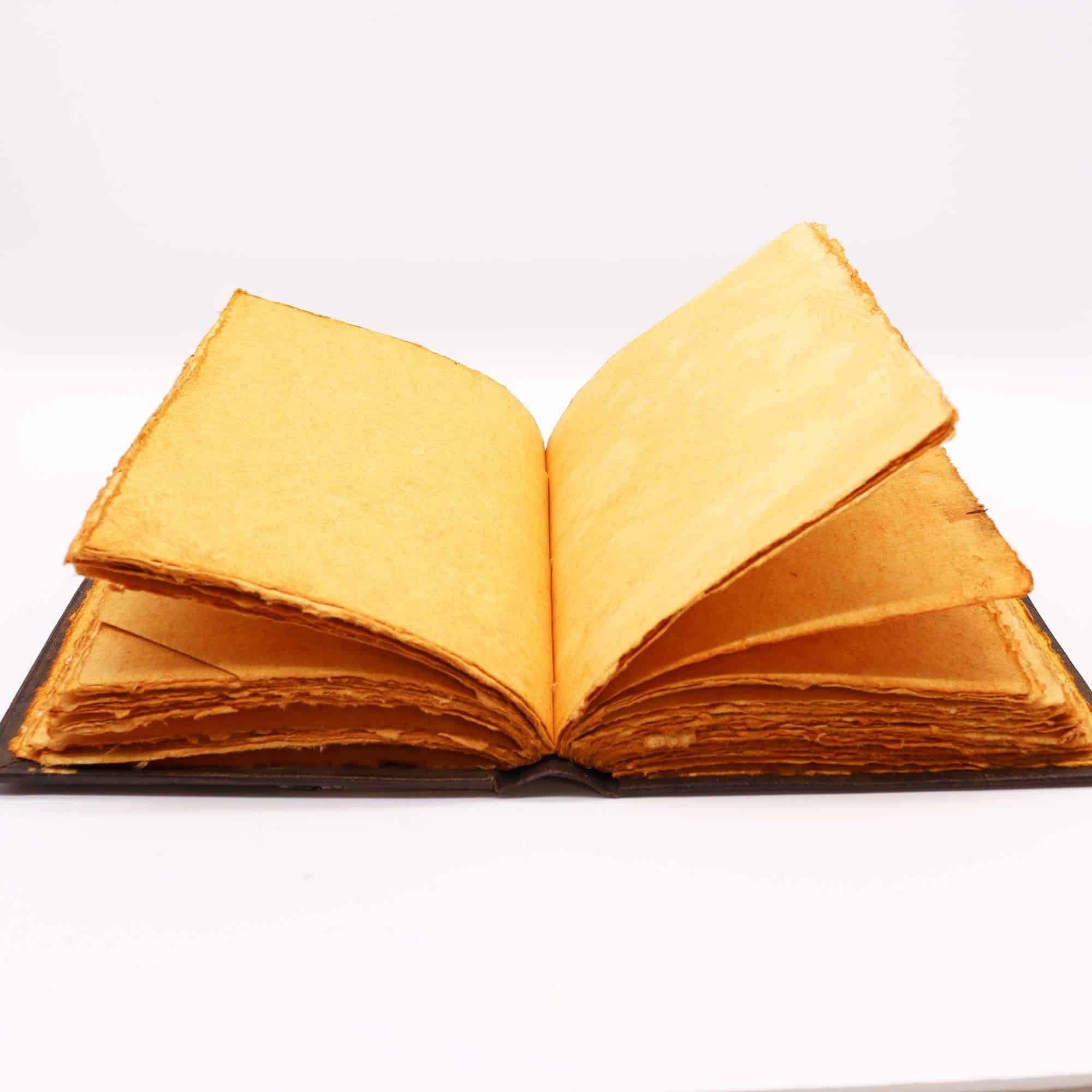 Libro Marrón - Decoracion de triple luna de zinc con bordes de cubierta - Imagen 4