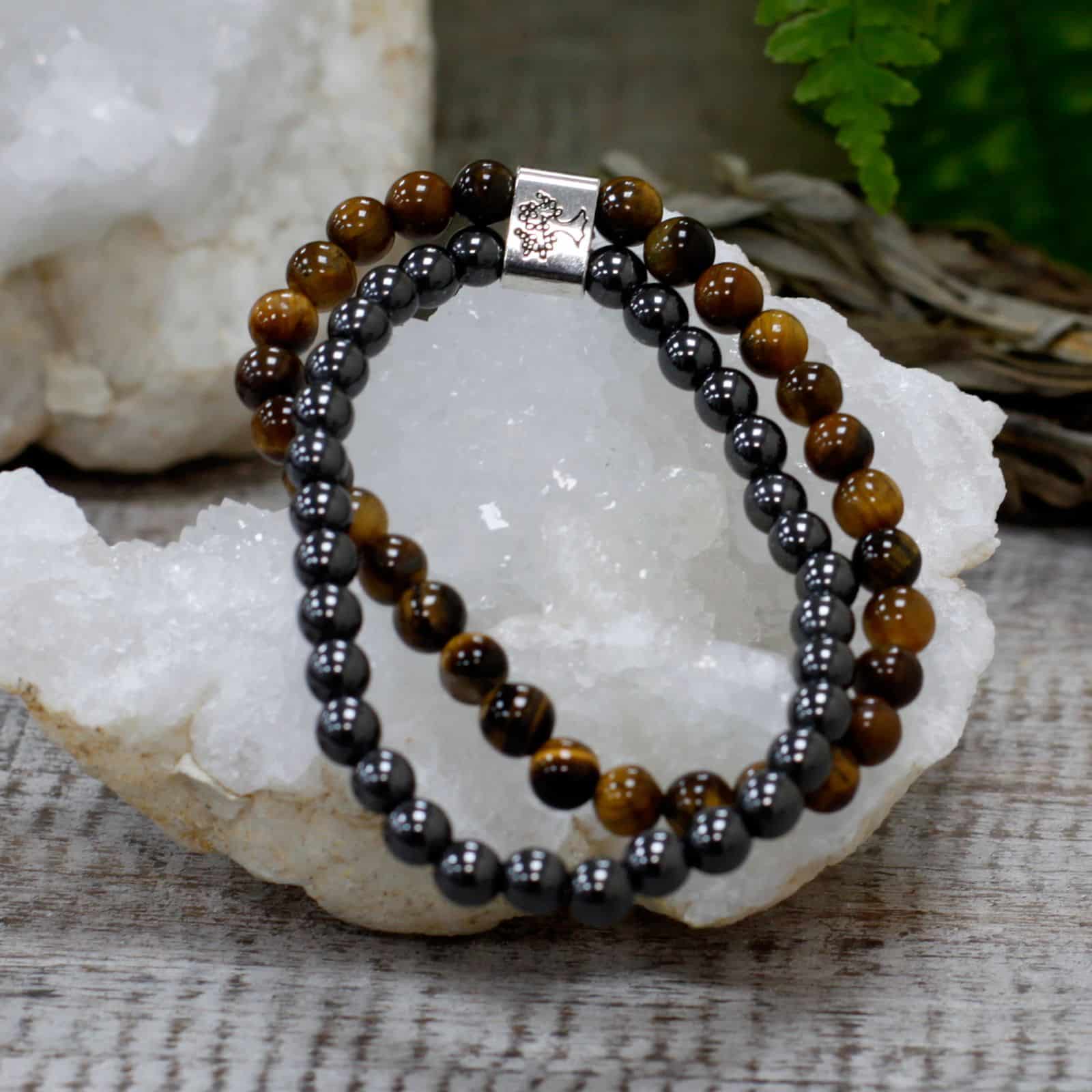 Pulsera de Piedras Preciosas Magnéticas - Ojo de Tigre - Imagen 6