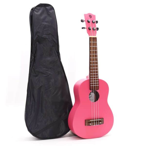 Ukelele Artesanal - Acabado Rosa Brillante (4 Cuerdas) - Imagen 2