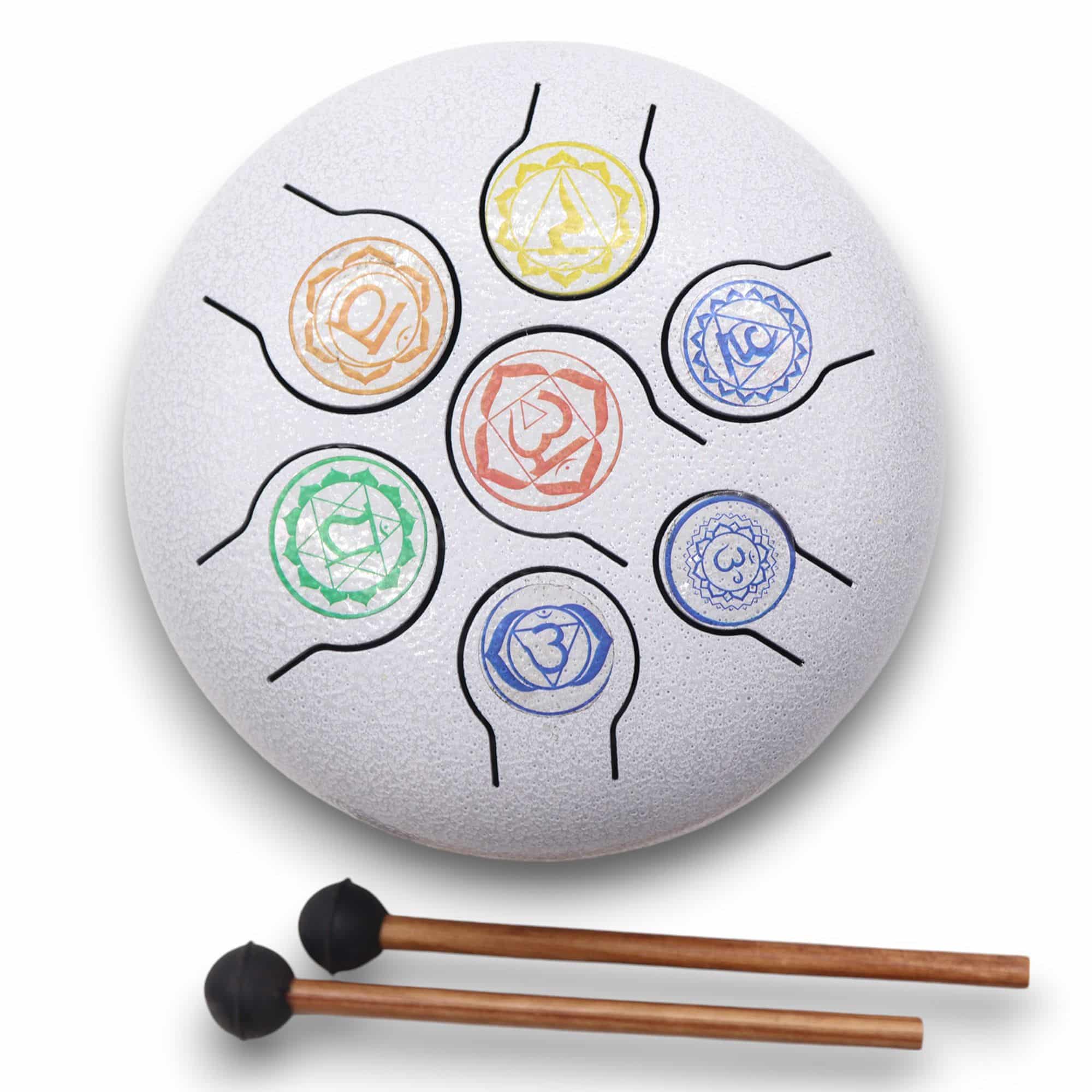 Tambor Mediano Hapi 7 Chakra - 17x13cm