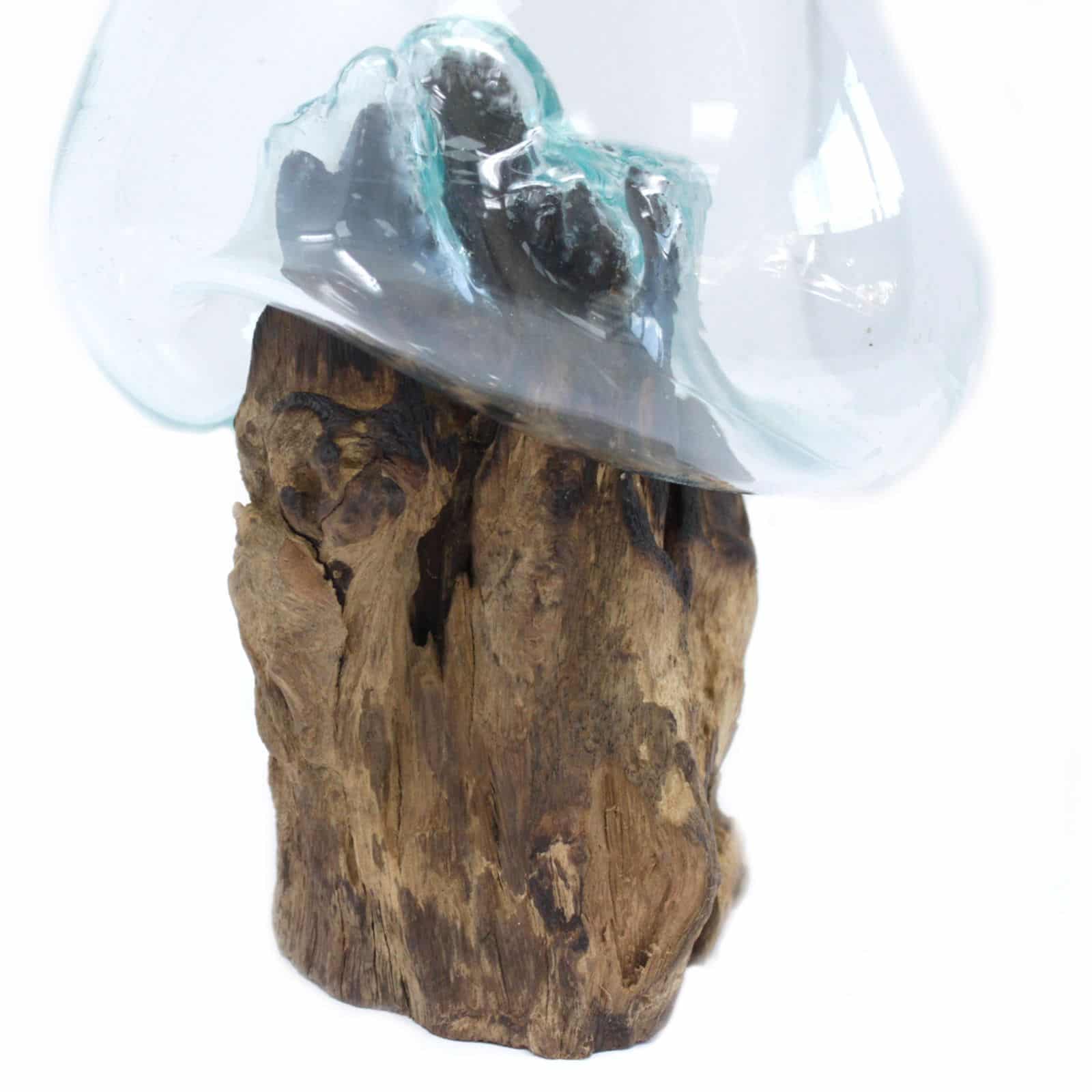 Vidrio Fundido Sobre Madera - Tazón grande - Imagen 3