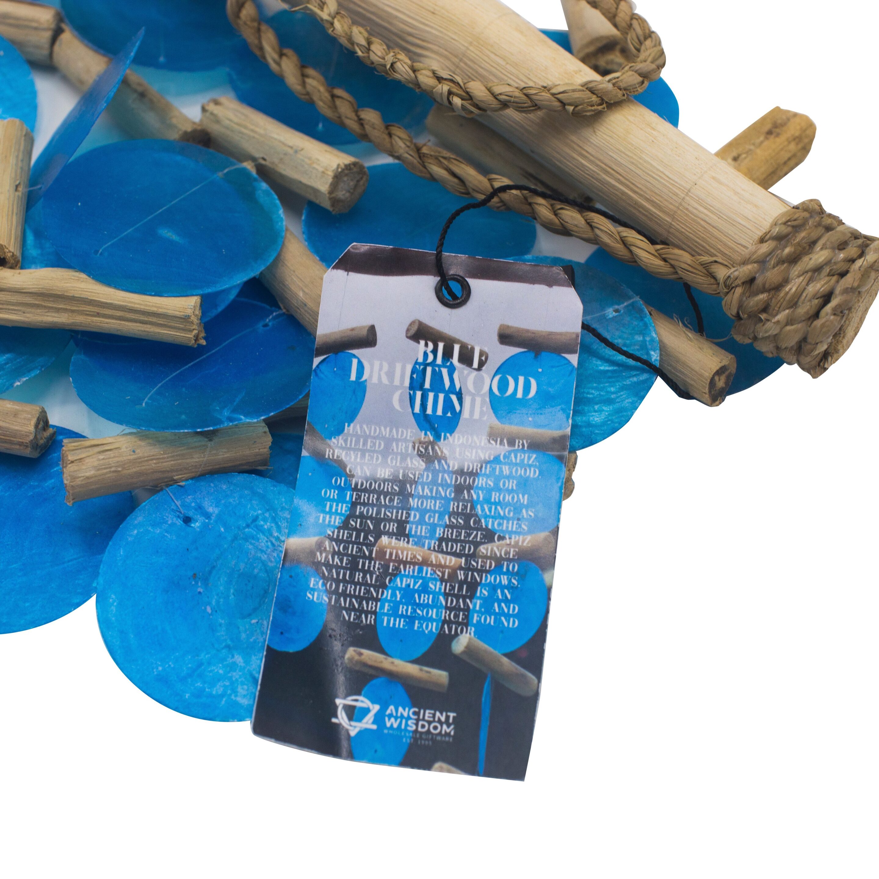 Carillón de madera flotante - Azul - Imagen 3