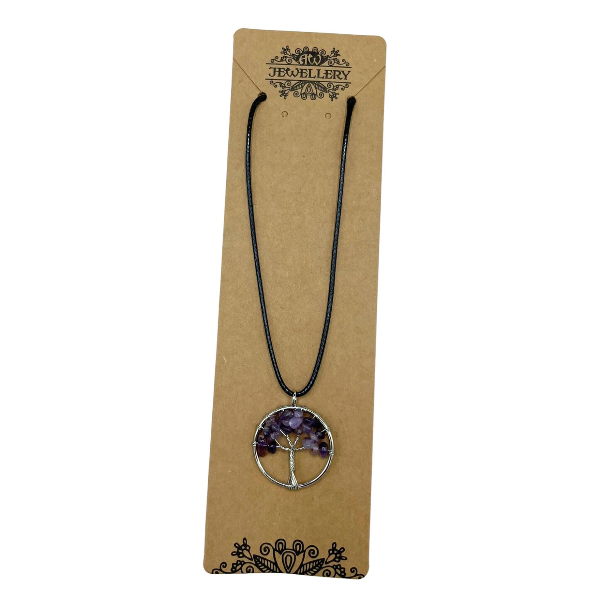 Colgante Árbol de la Vida - Amatista - Imagen 5