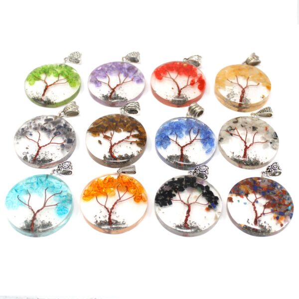 Colgante de Orgonita - Round Amethyst Tree - Imagen 4