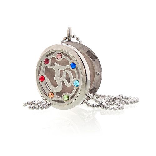 Collar de Joyería de Aromaterapia - OM Chakra - 30mm - Imagen 2