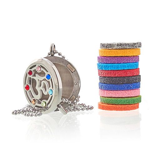 Collar de Joyería de Aromaterapia - OM Chakra - 30mm - Imagen 3