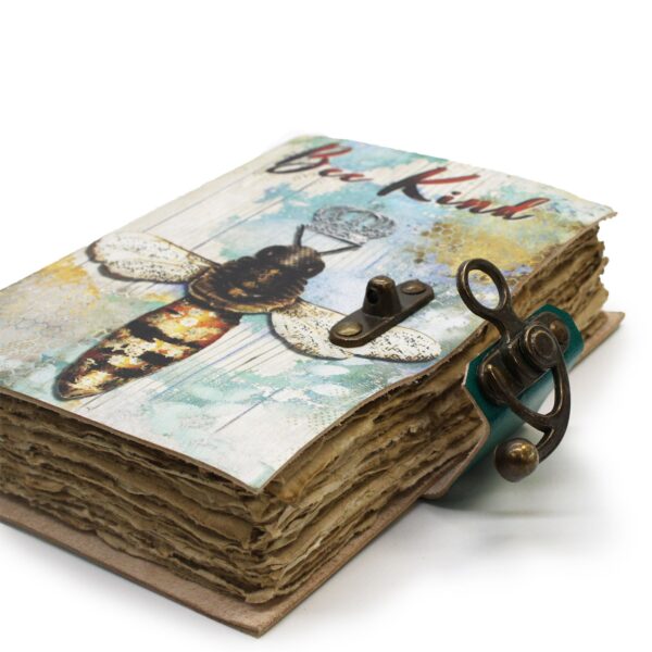 Cuaderno de cuero "Bee Kind" - Imagen 2