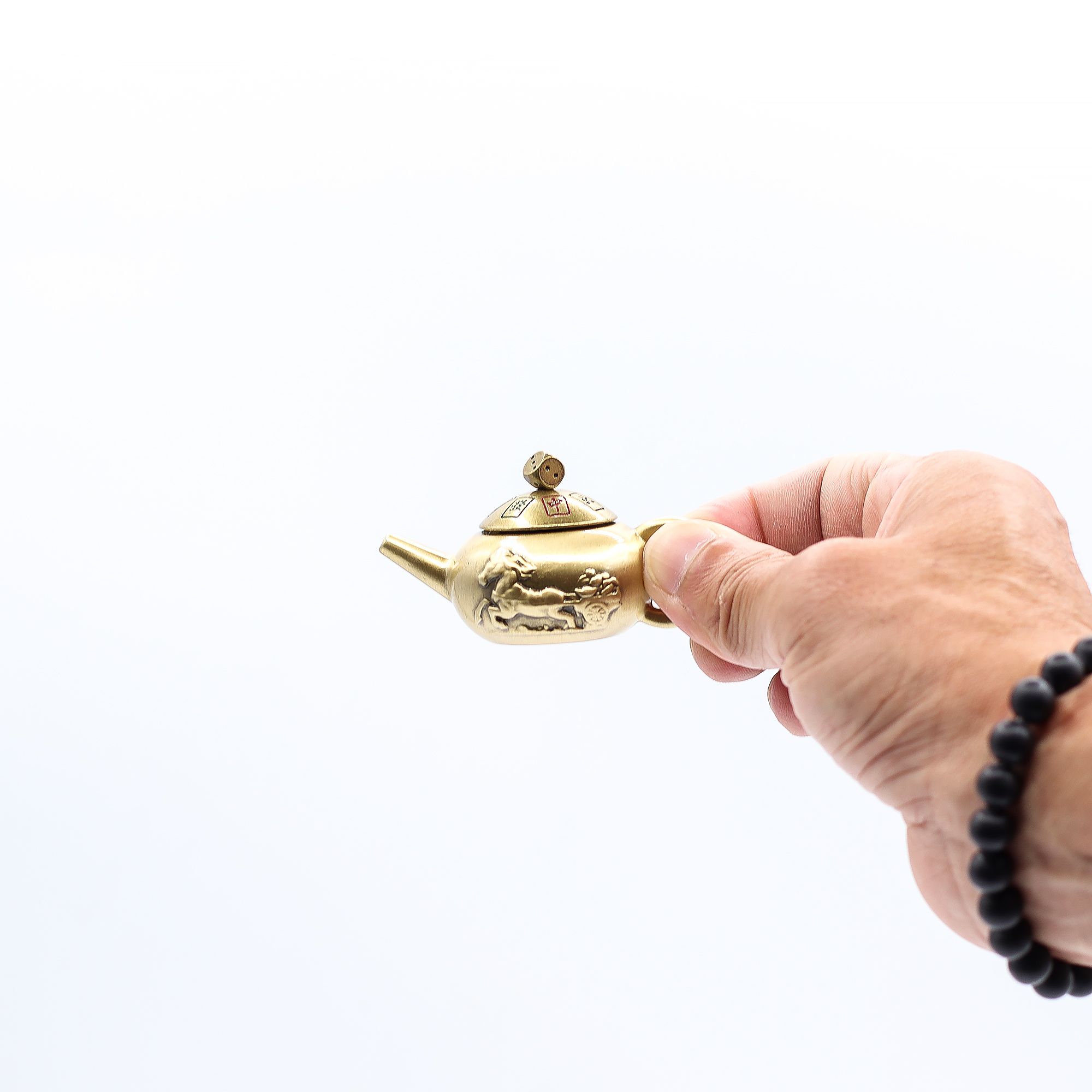 Fortuna del Feng Shui - Tetera de la suerte con giro de dados - Imagen 5