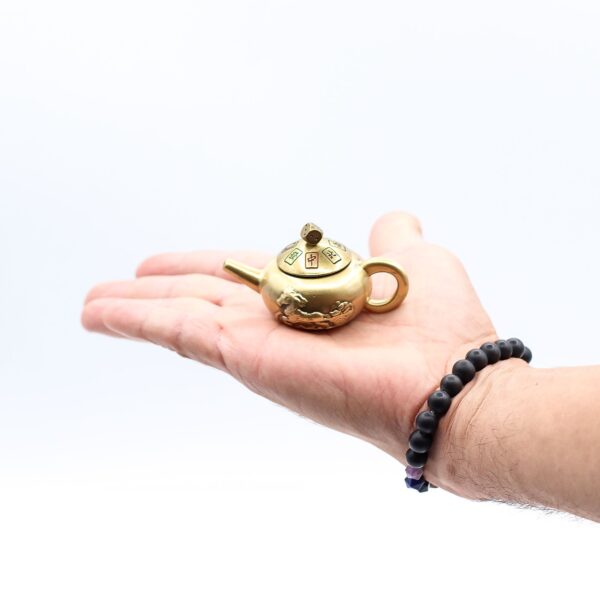Fortuna del Feng Shui - Tetera de la suerte con giro de dados - Imagen 3