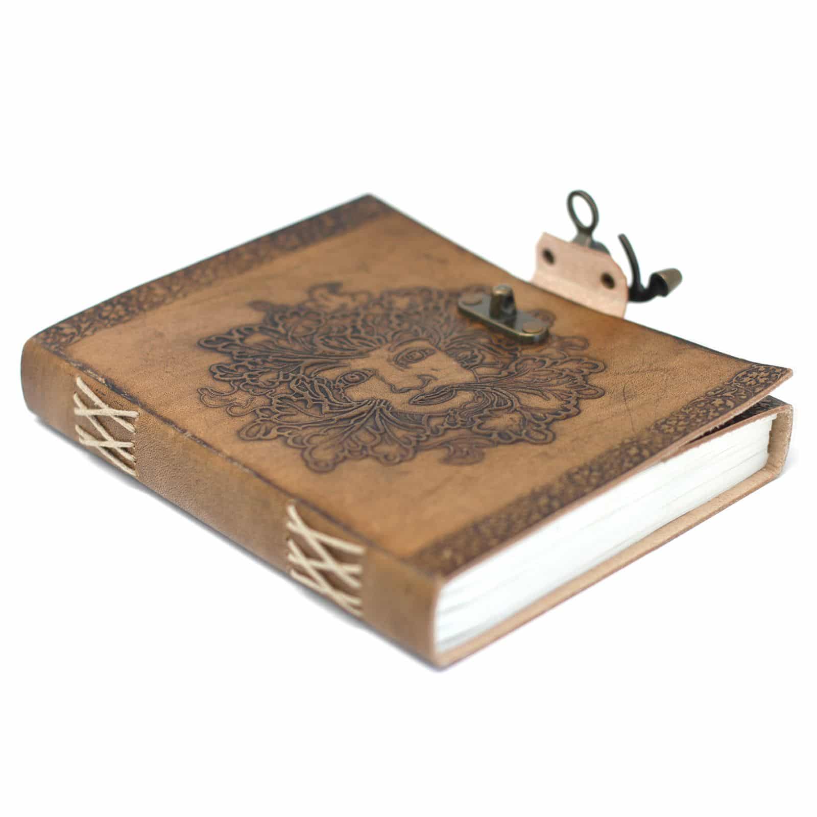 Leather Greenman Notebook - Imagen 4