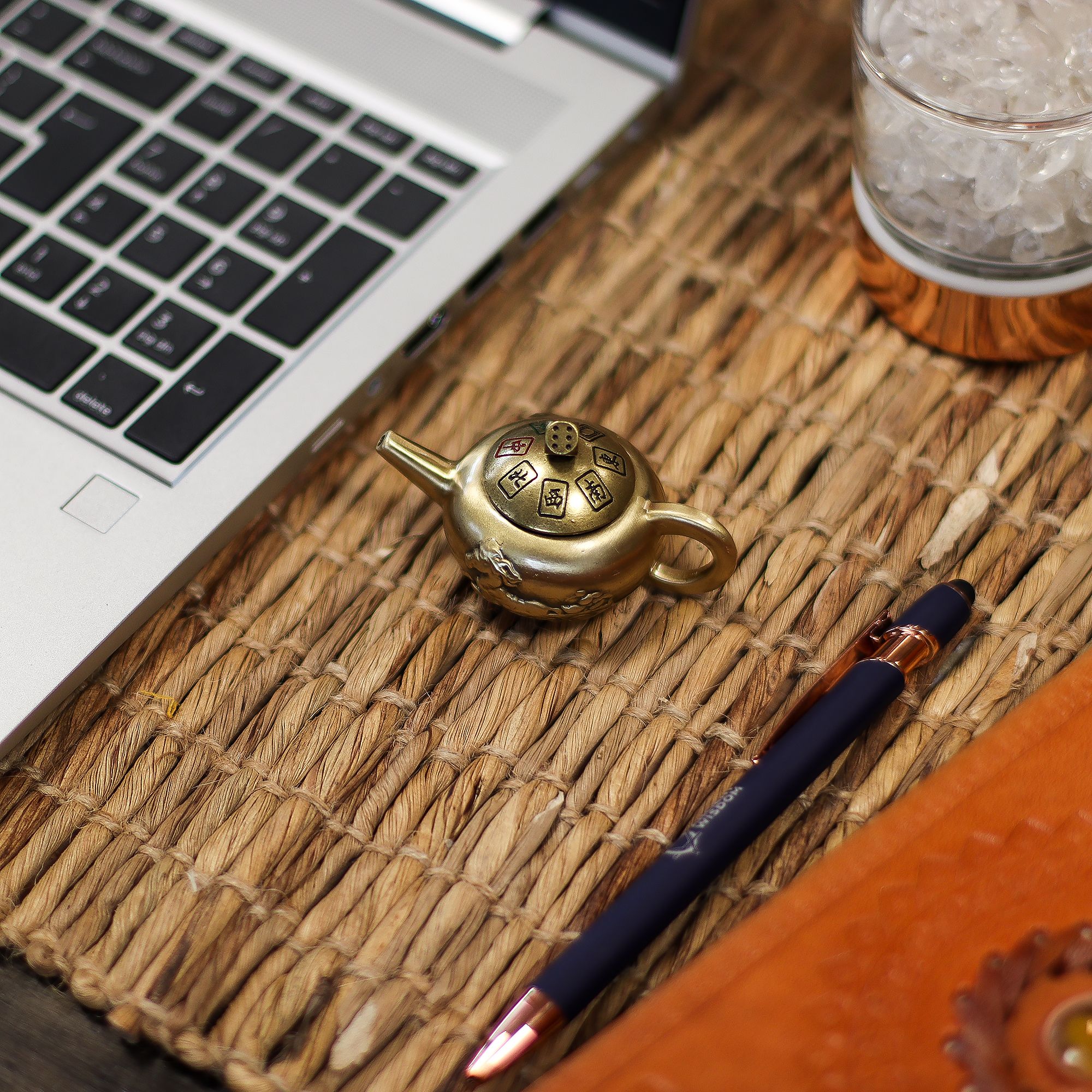 Fortuna del Feng Shui - Tetera de la suerte con giro de dados - Imagen 4
