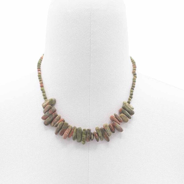 Collar de gemas Longstone - Ágata musgosa - Imagen 2