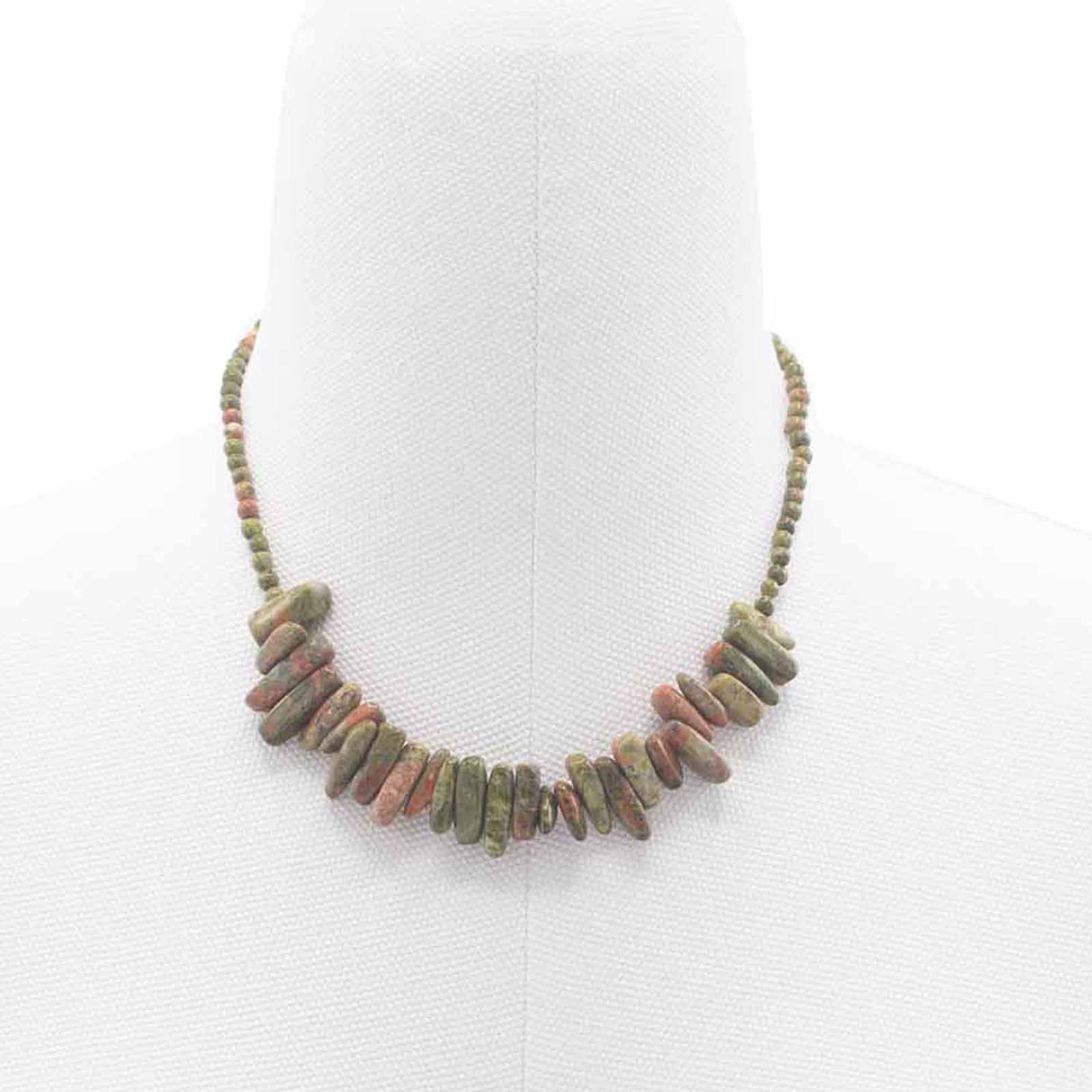 Collar de gemas Longstone - Ágata musgosa - Imagen 2